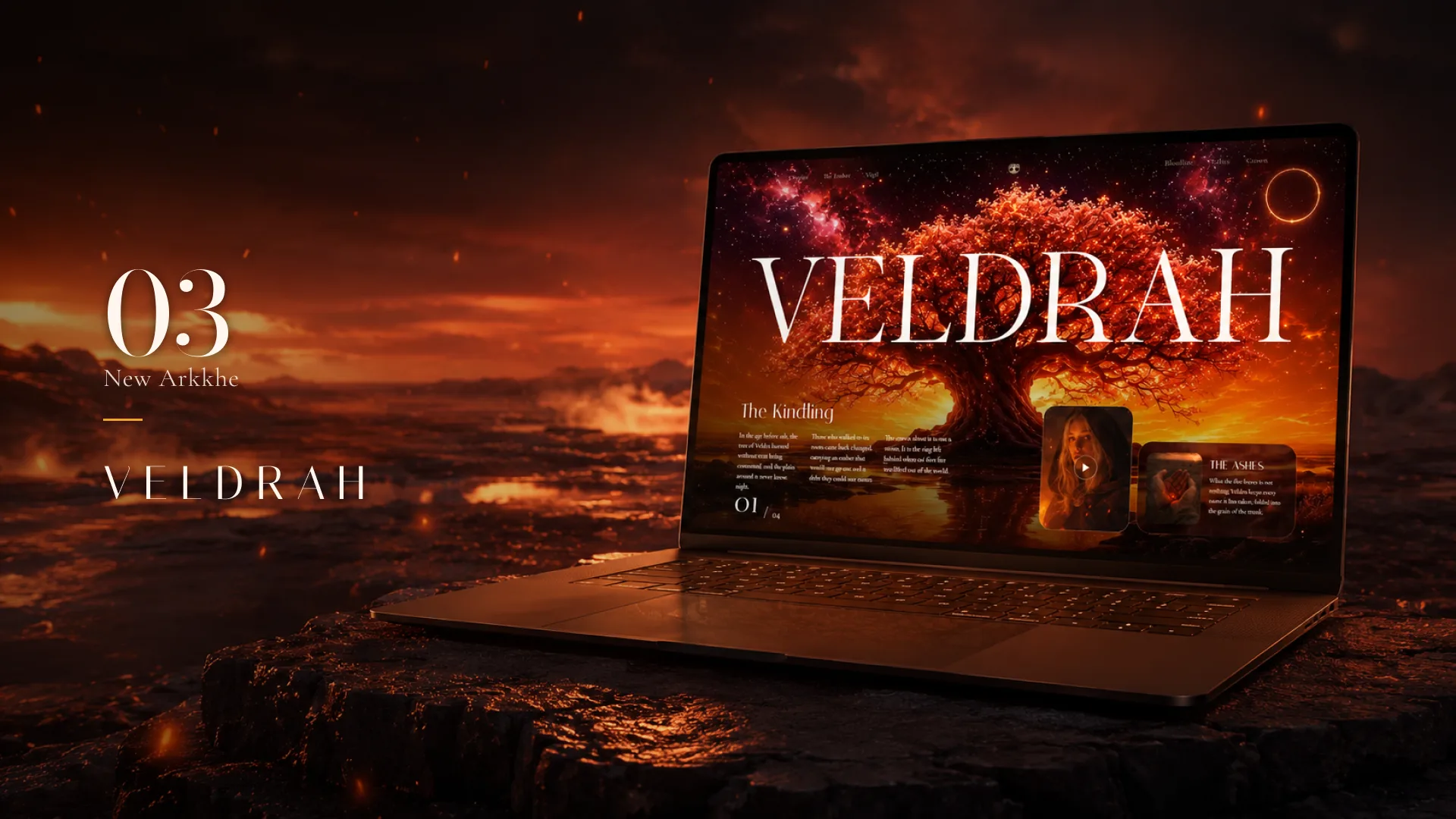 VELDRAH — animated prototype cover